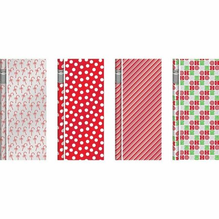 EXPRESSIVE DESIGN GROUP XMAS GIFT WRAP MLTI 30 in.W CW2530A39